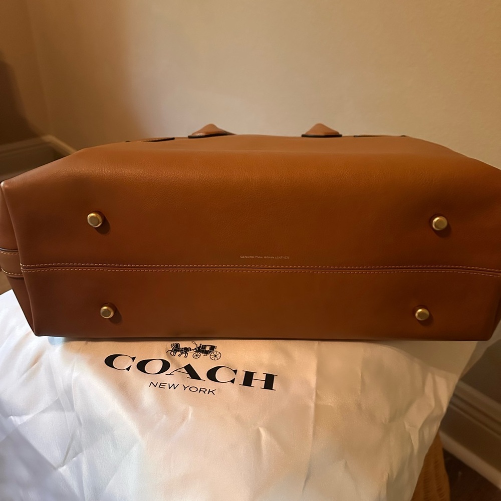 Coach Soft Empire 40 Carryall Leather Tote - Picture 6 of 16